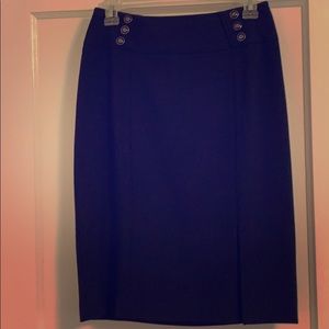 Black pencil skirt